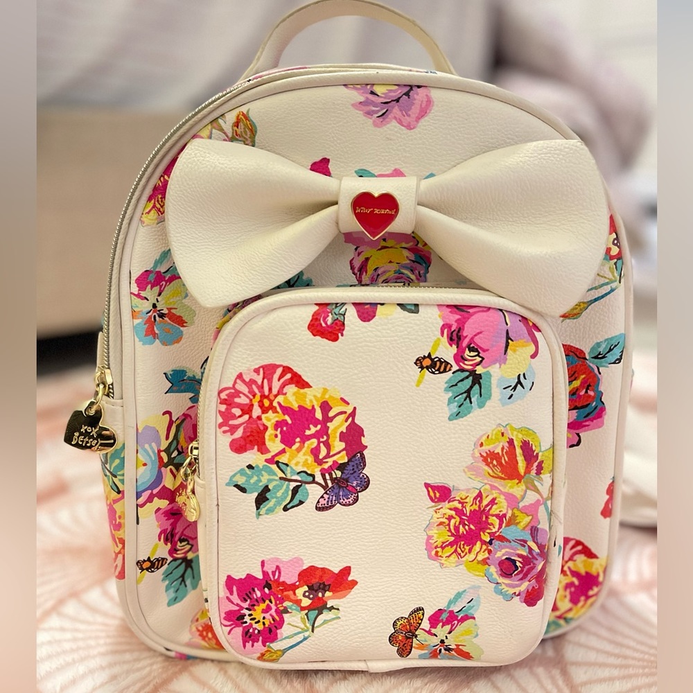 Betsey Johnson Floral Backpack